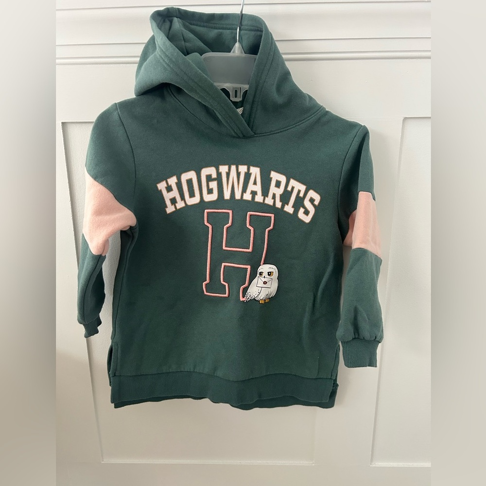 H&M Hogwarts Girls Hoodie - Green and Pink